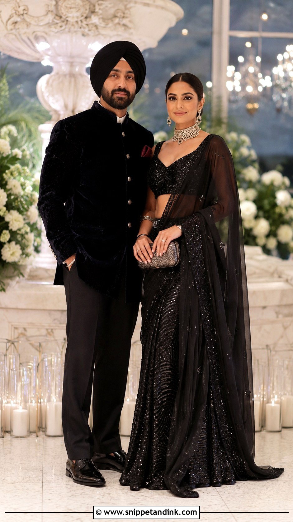 Sardar Sardarni Reception Outfit - Snippet and Ink - 30 Sardar Sardarni Couple Ideas