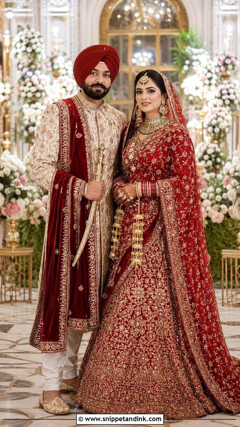 Sardar Sardarni Wedding Outfit - Snippet and Ink - 30 Sardar Sardarni Couple Ideas