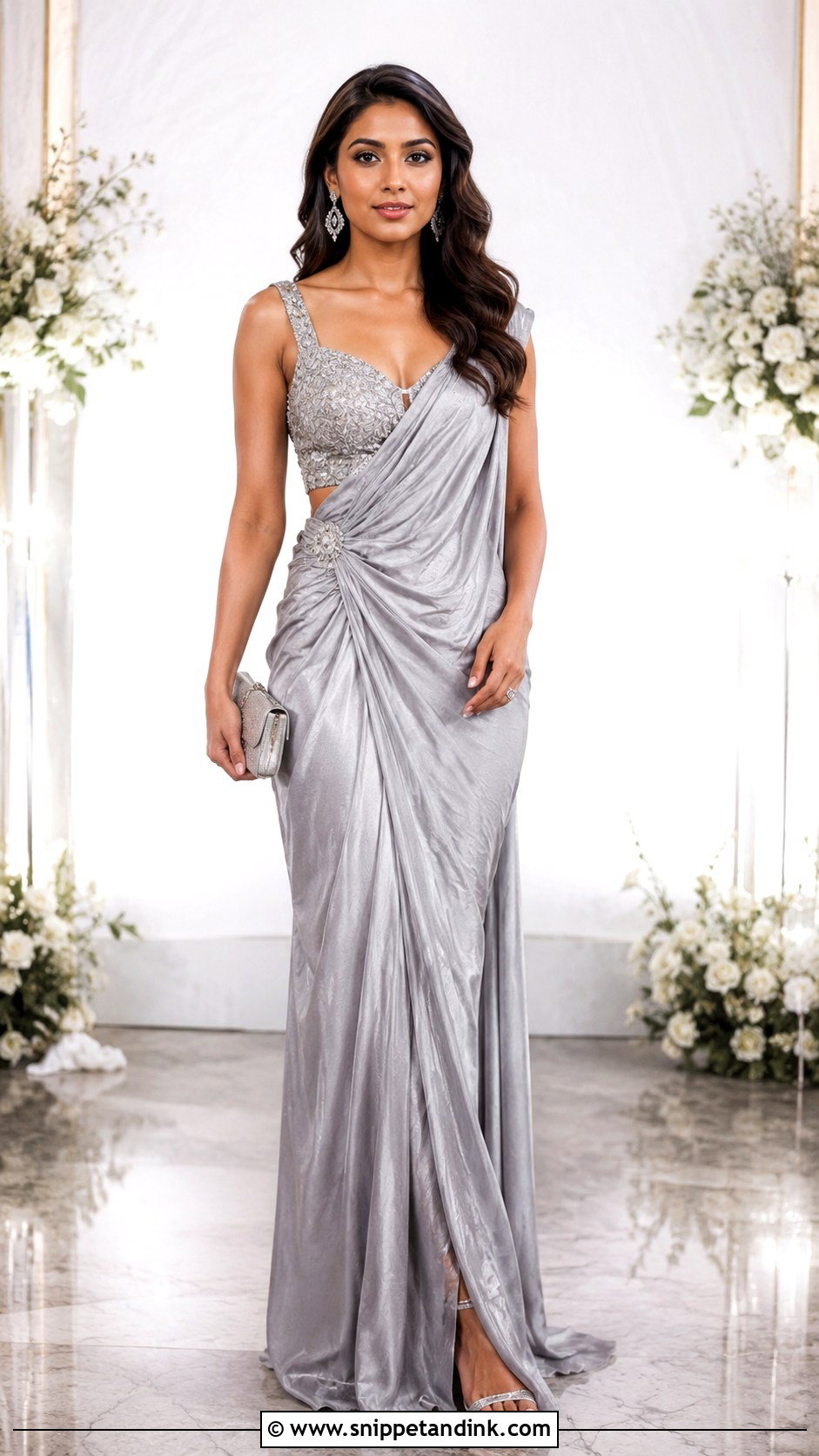 Saree Gown For Wedding Reception - Snippet and Ink - 25 Trending Indian Outfits for Wedding