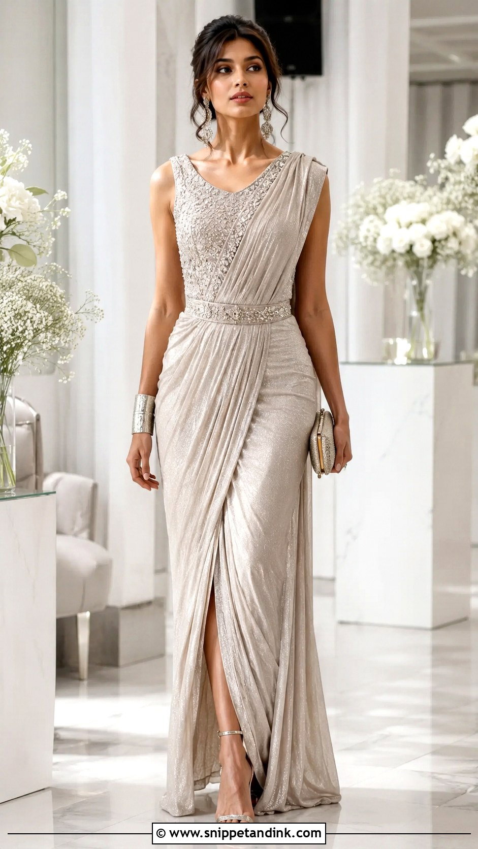 Saree Indian Wedding Gown - Snippet and Ink - 30 Indian Wedding Gowns