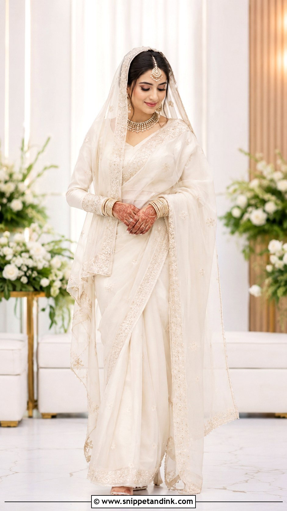Saree Nikkah Dress - Snippet and Ink - 30 Nikkah Dress for Bride Ideas