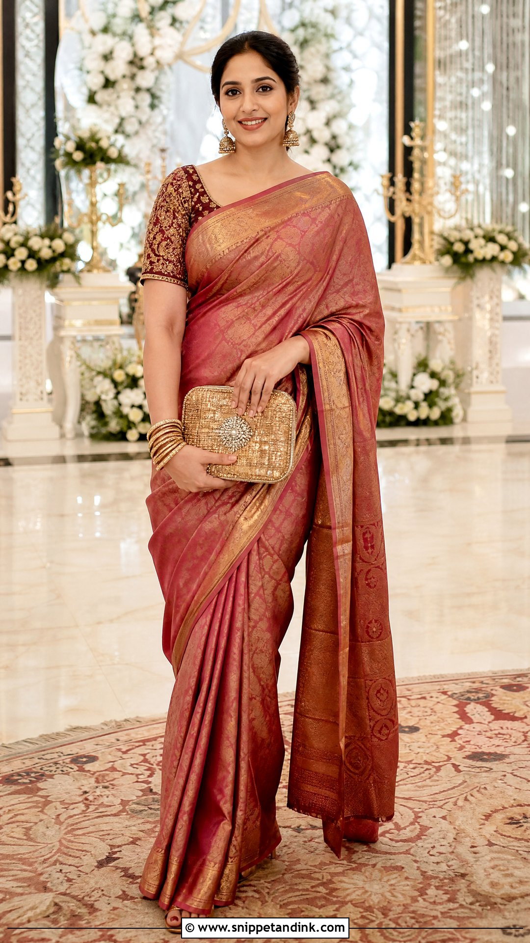 Saree Wedding Outfit - Snippet and Ink - 20 Wedding Wear for Women Ideas