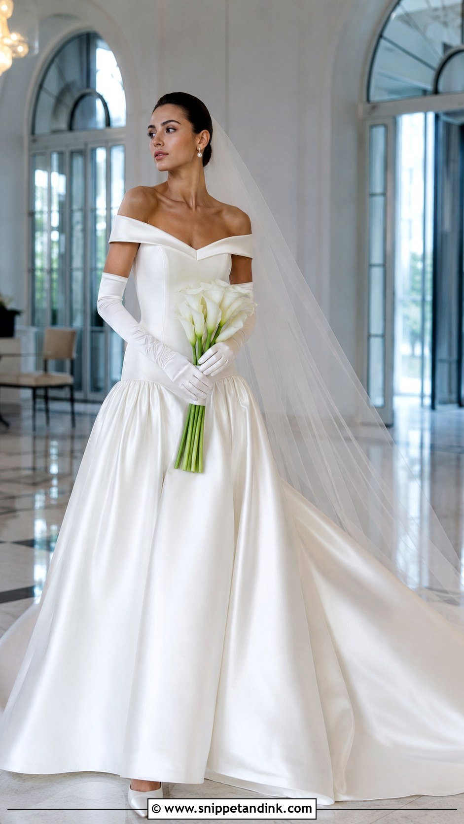 Satin A Line Anastasia Wedding Dress - Snippet and Ink - 20 Anastasia Wedding Dress Ideas