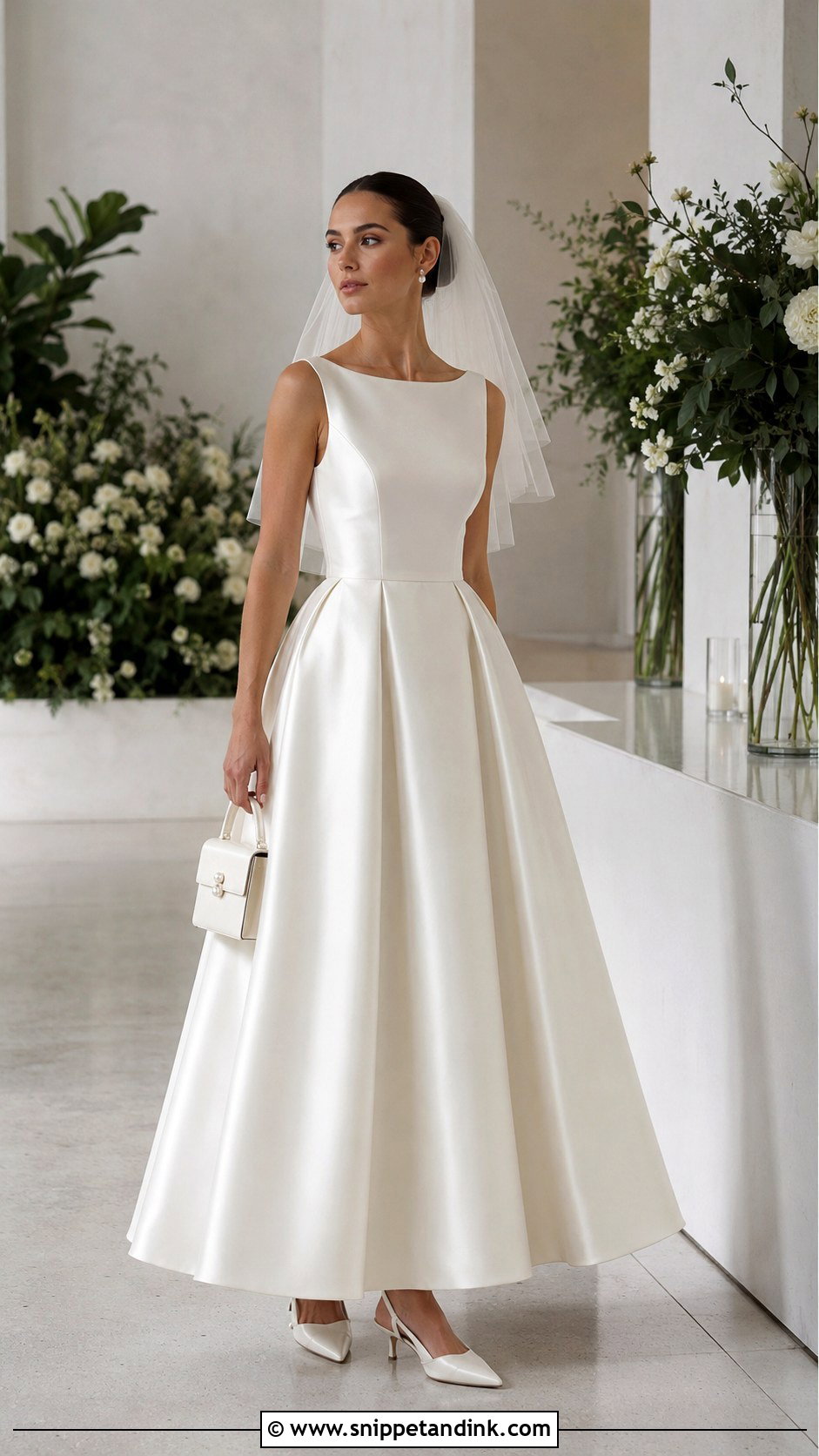 Satin A Line Blair Wedding Dress - Snippet and Ink - 20 Blair Wedding Dress Ideas