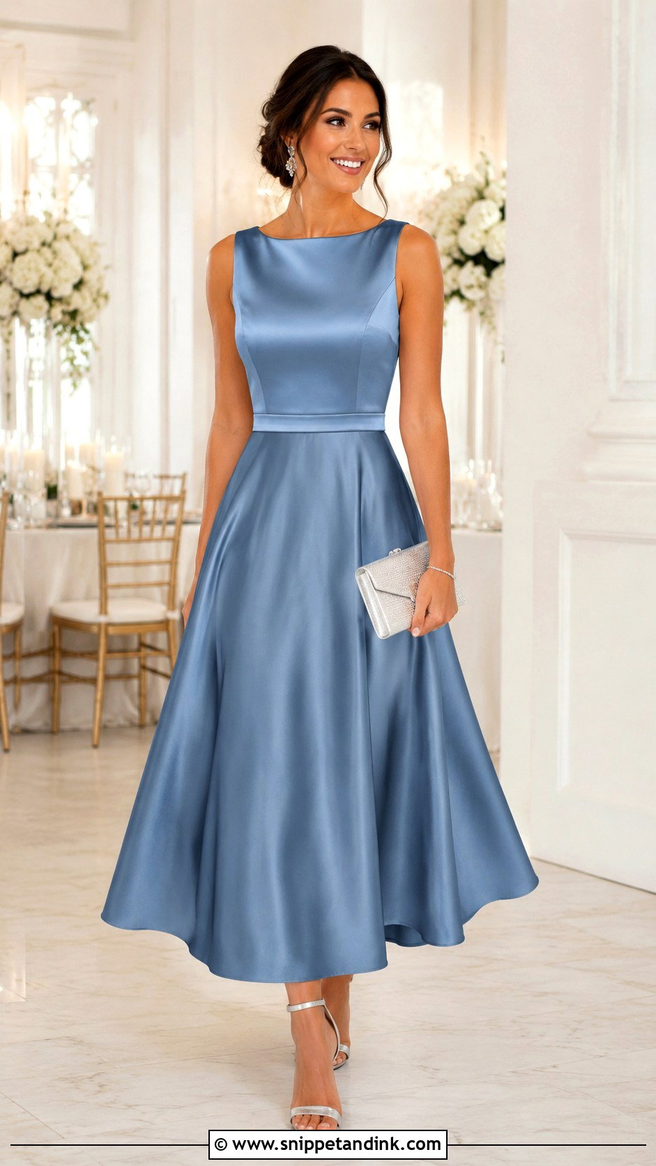 Satin A Line Sister of the Bride Dress - Snippet and Ink - 20 Dress Sister of the Bride Ideas