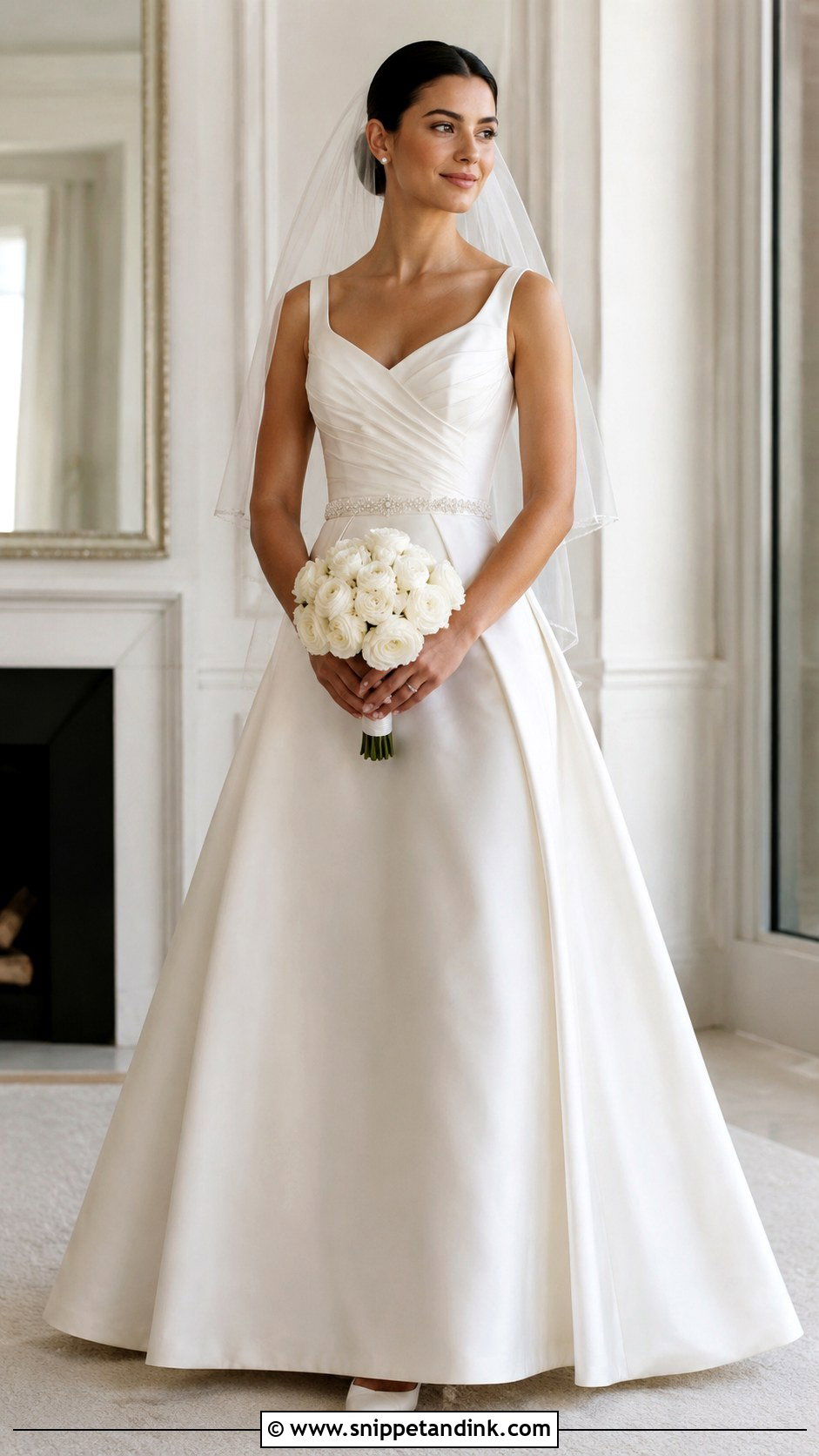 Satin A Line Wedding Dress - Snippet and Ink - 25 2008 Wedding Dresses