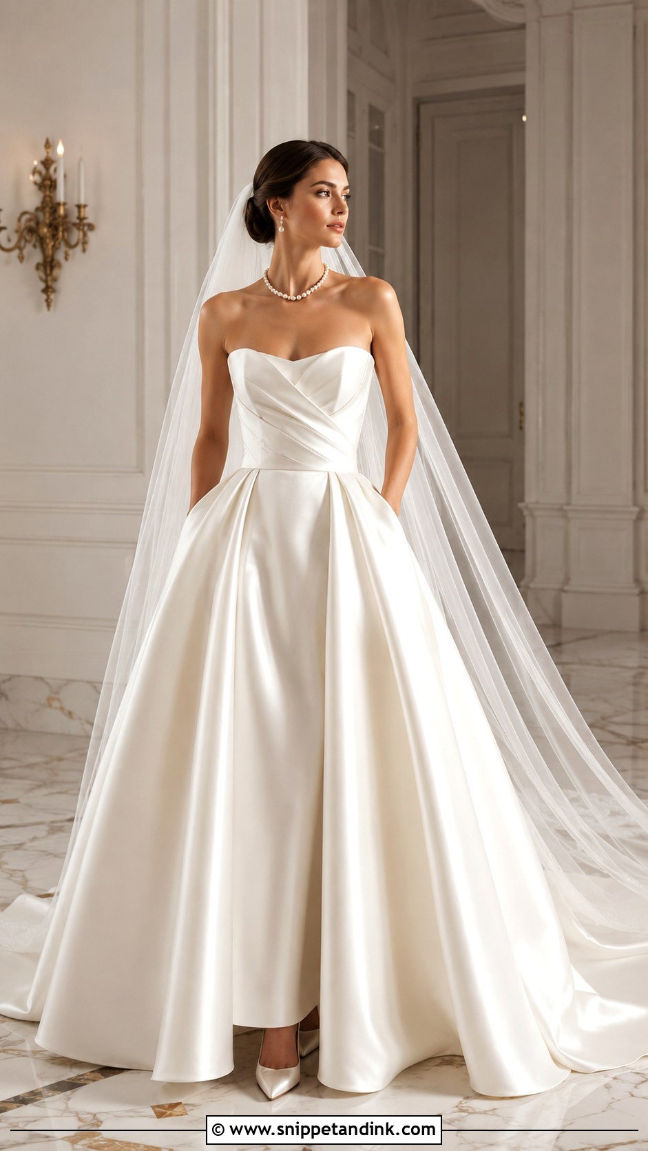 Satin Ball Gown Bridal Dress - Snippet and Ink - 25 Bridal Dresses 2025