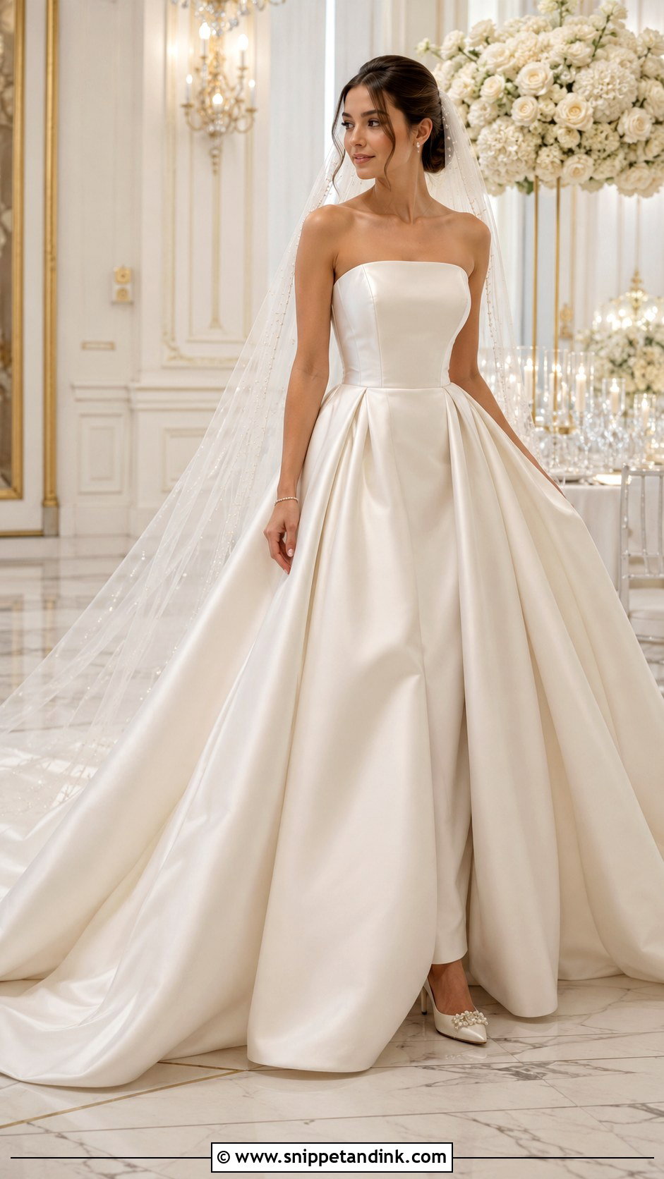 Satin Ball Gown Wedding Dress - Snippet and Ink - 25 Wedding Dresses Simple Elegant Classy