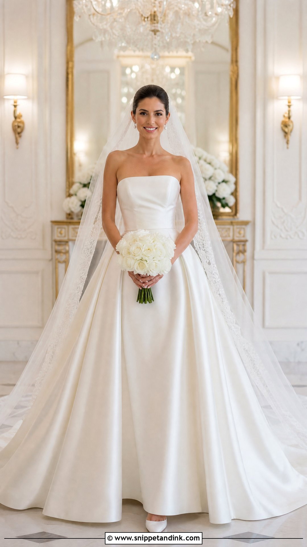 Satin Ball Gown Wedding Dress - Snippet and Ink - 20 Gowns Dresses for Wedding