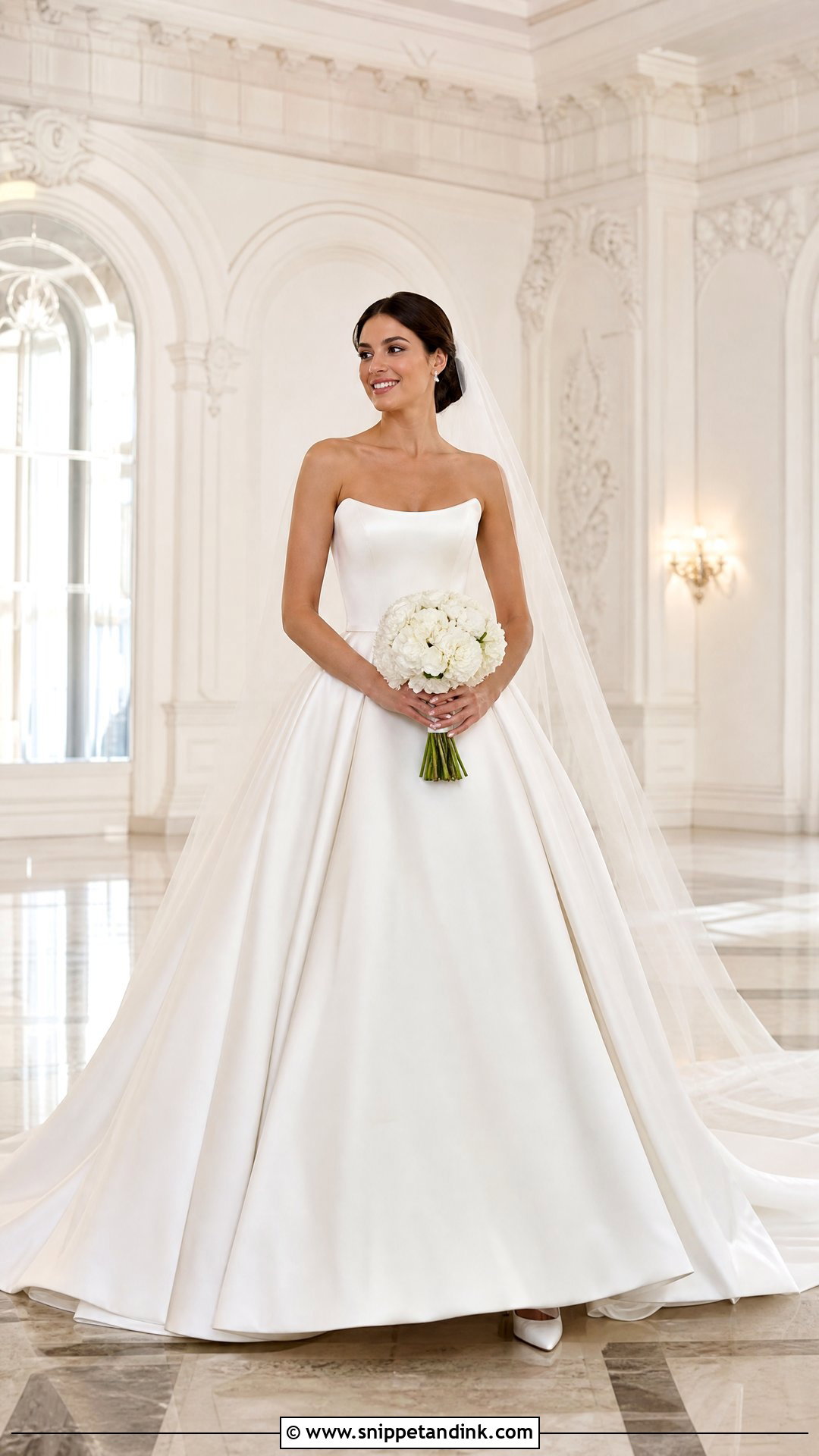 Satin Ball Gown Wedding Dress - Snippet and Ink - 20 The Wedding Dress Ideas