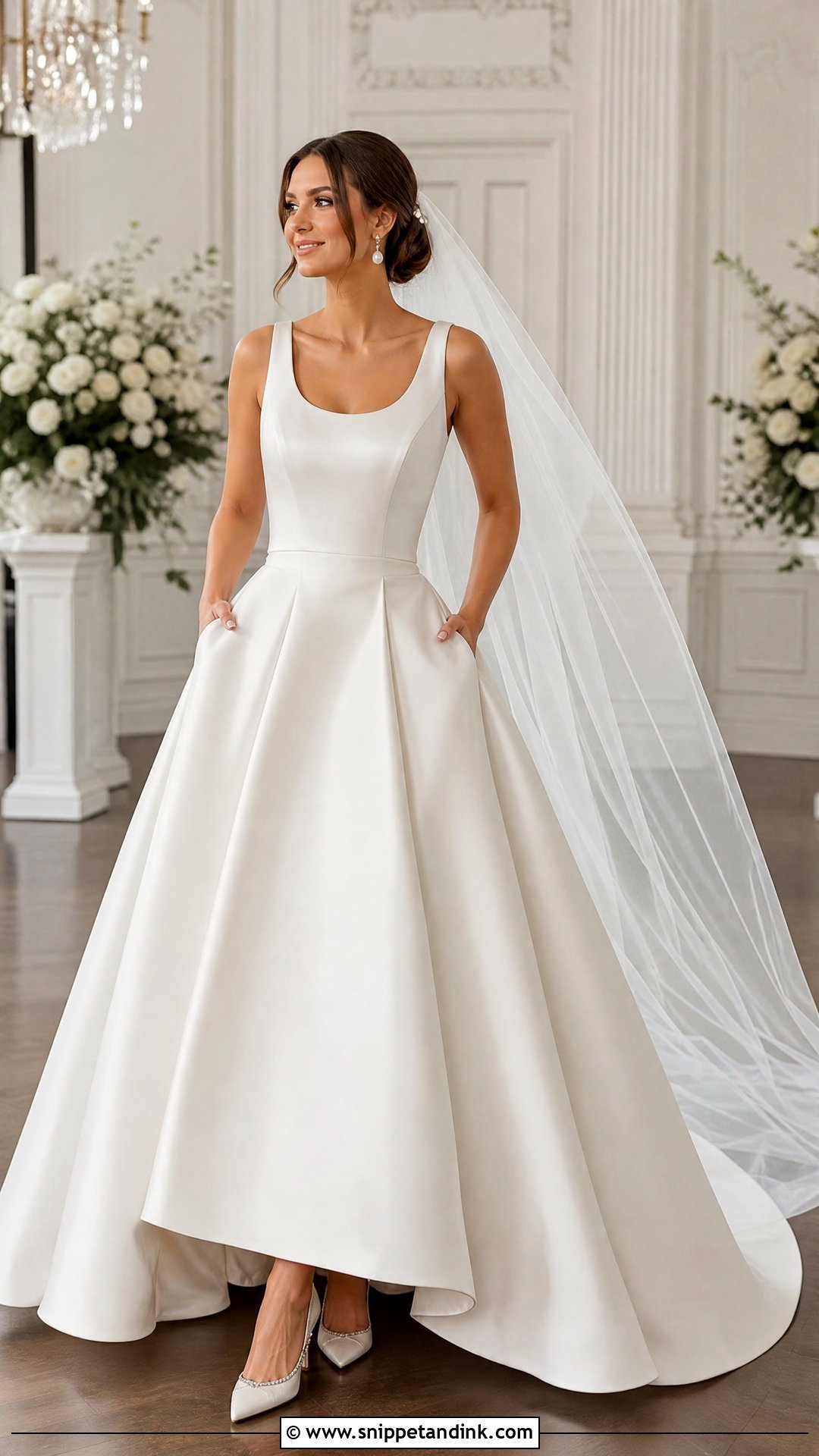 Satin Ball Gown Wedding Dress - Snippet and Ink - 20 Wedding Dress Pictures Ideas