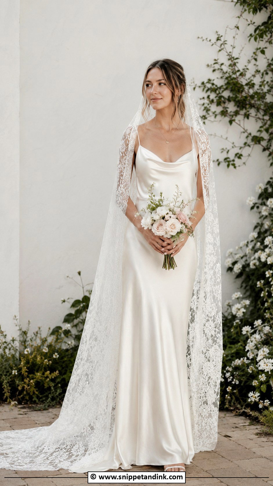 Satin Bohemian Wedding Dress - Snippet and Ink - 25 Bohemian Wedding Dresses