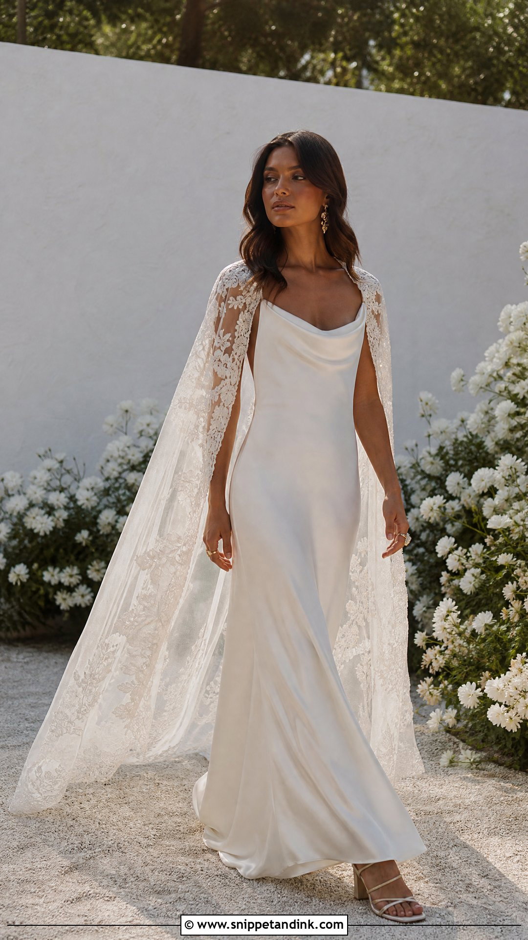 Satin Boho Wedding Dress - Snippet and Ink - 20 Hobo Wedding Dress Ideas