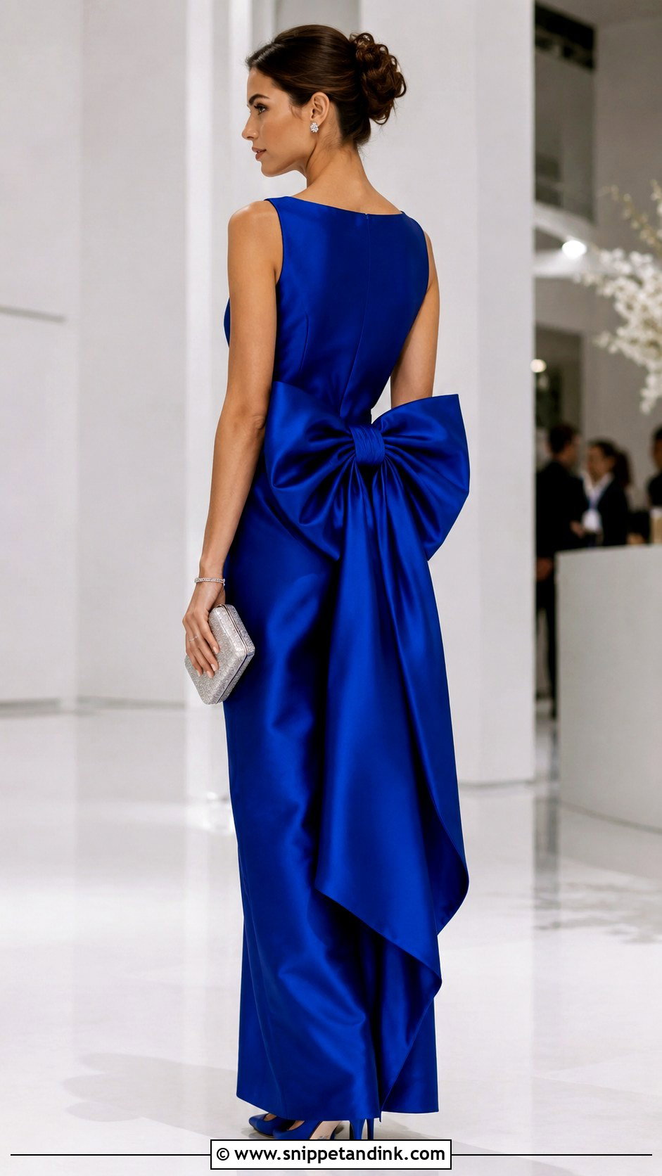 Satin Bow Couture Gown - Snippet and Ink - 20 Gown Couture Ideas