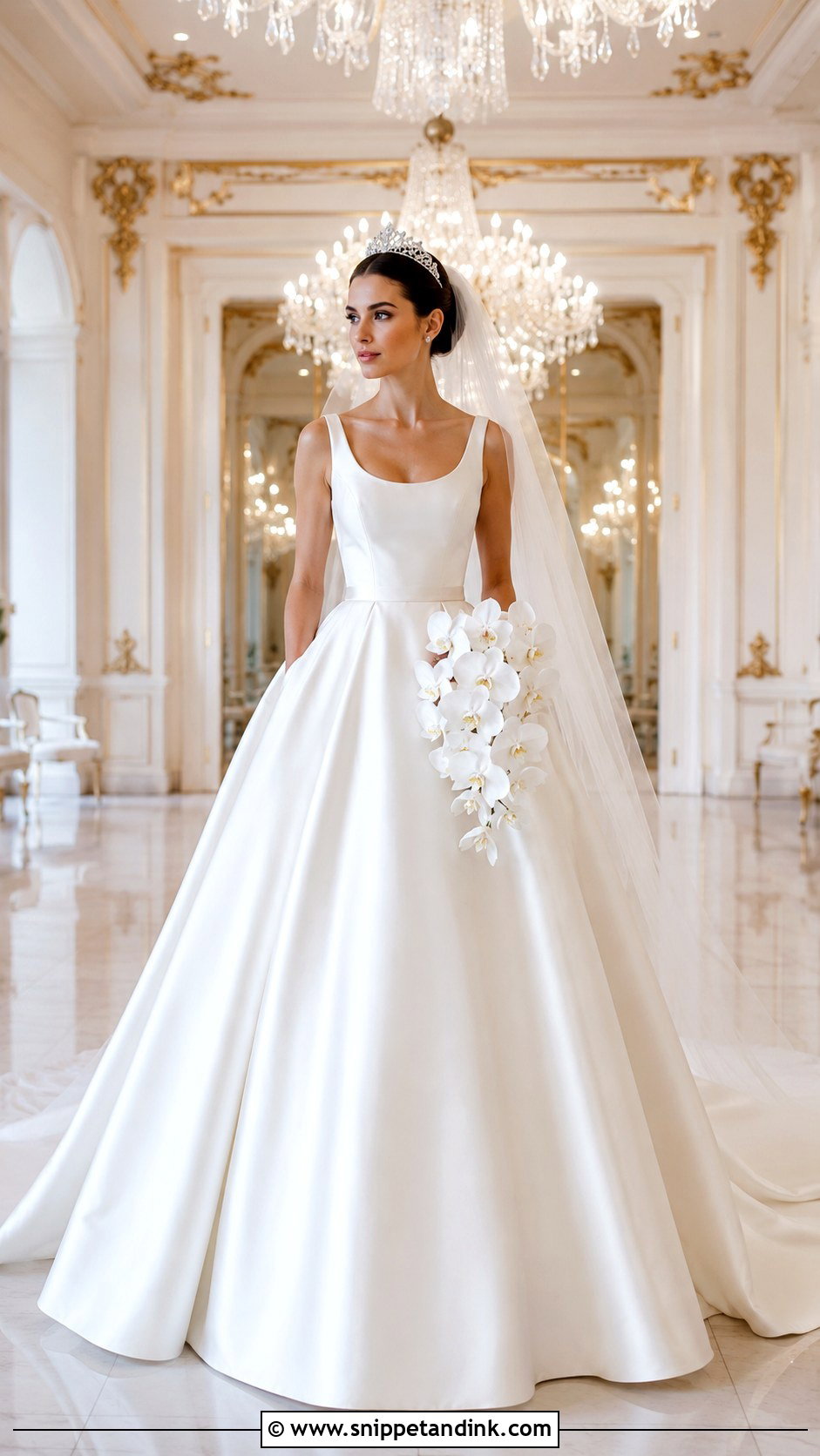 Satin Fairy Tale Wedding Ball Gown - Snippet and Ink - 20 Fairy Tale Wedding Dress Fantasy Gowns