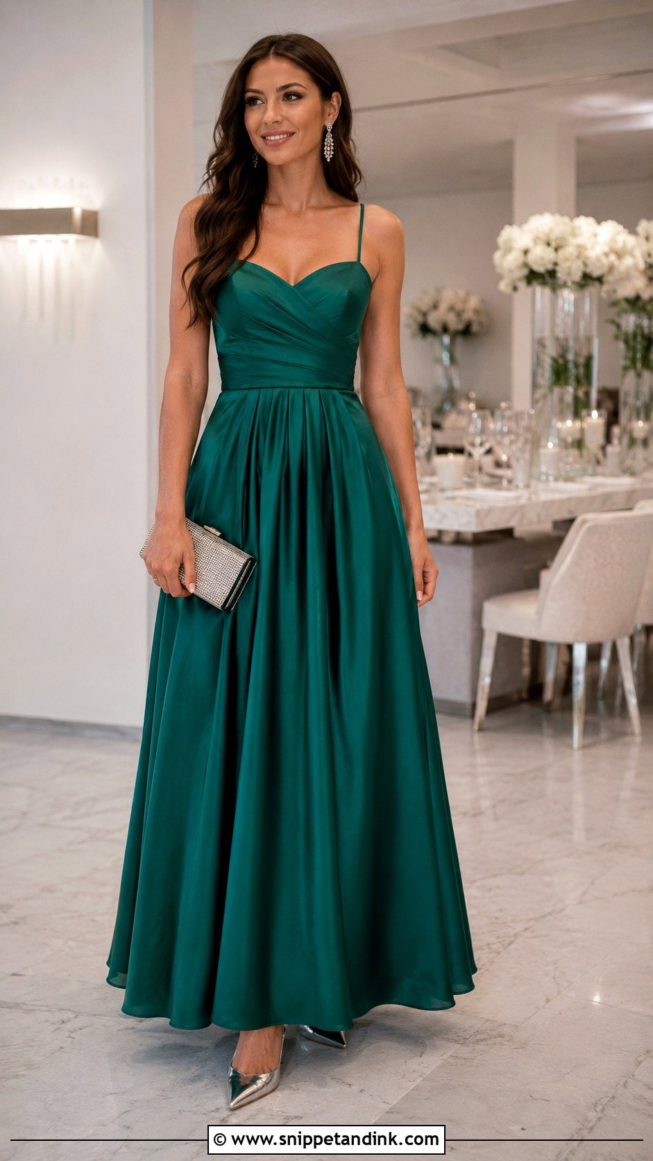 Satin Frock Gown - Snippet and Ink - 20 Froks with Gown Ideas