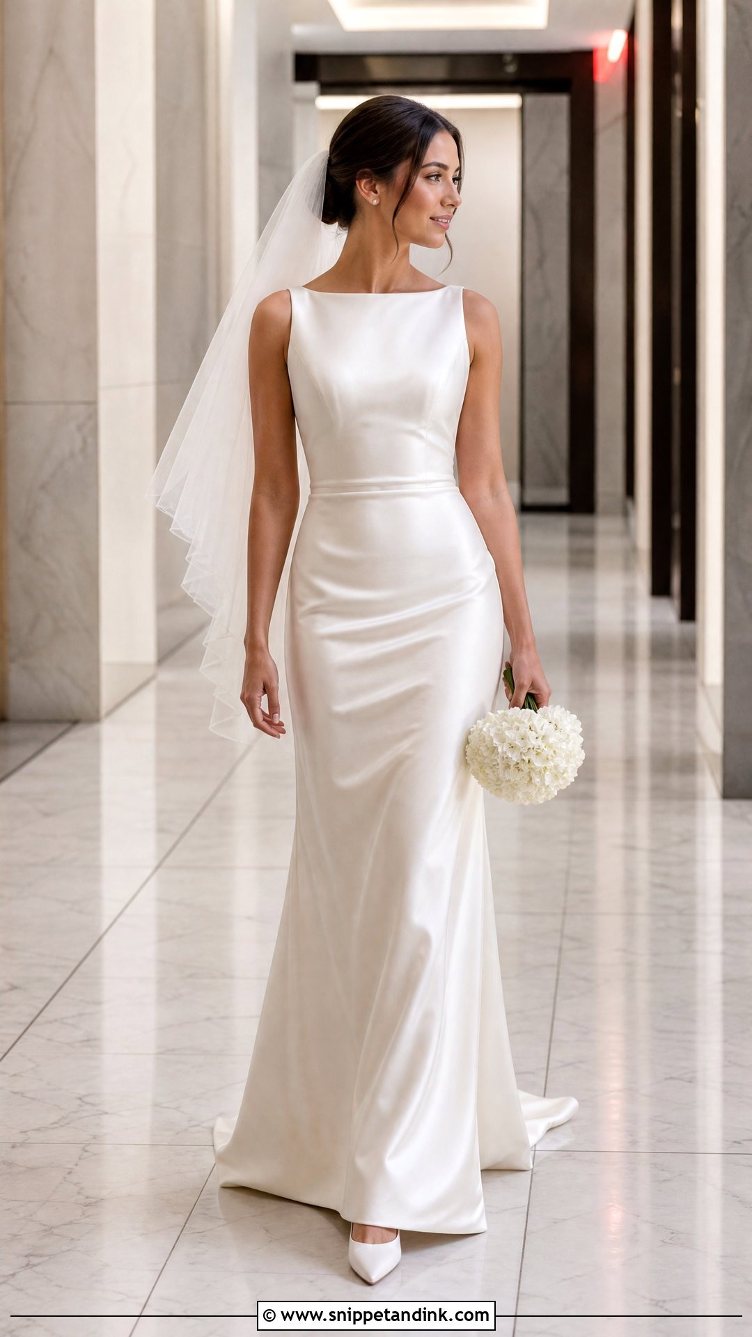 Satin Gown Wedding Dress - Snippet and Ink - 25 Gown Wedding Dress Ideas