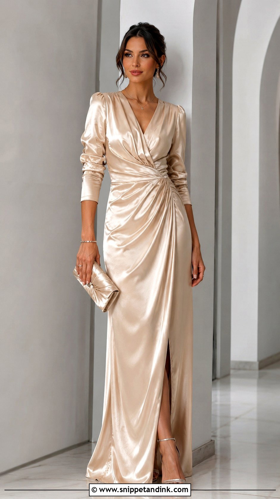 Satin Long Frock for Wedding - Snippet and Ink - 25 Long Frock Designs for Wedding