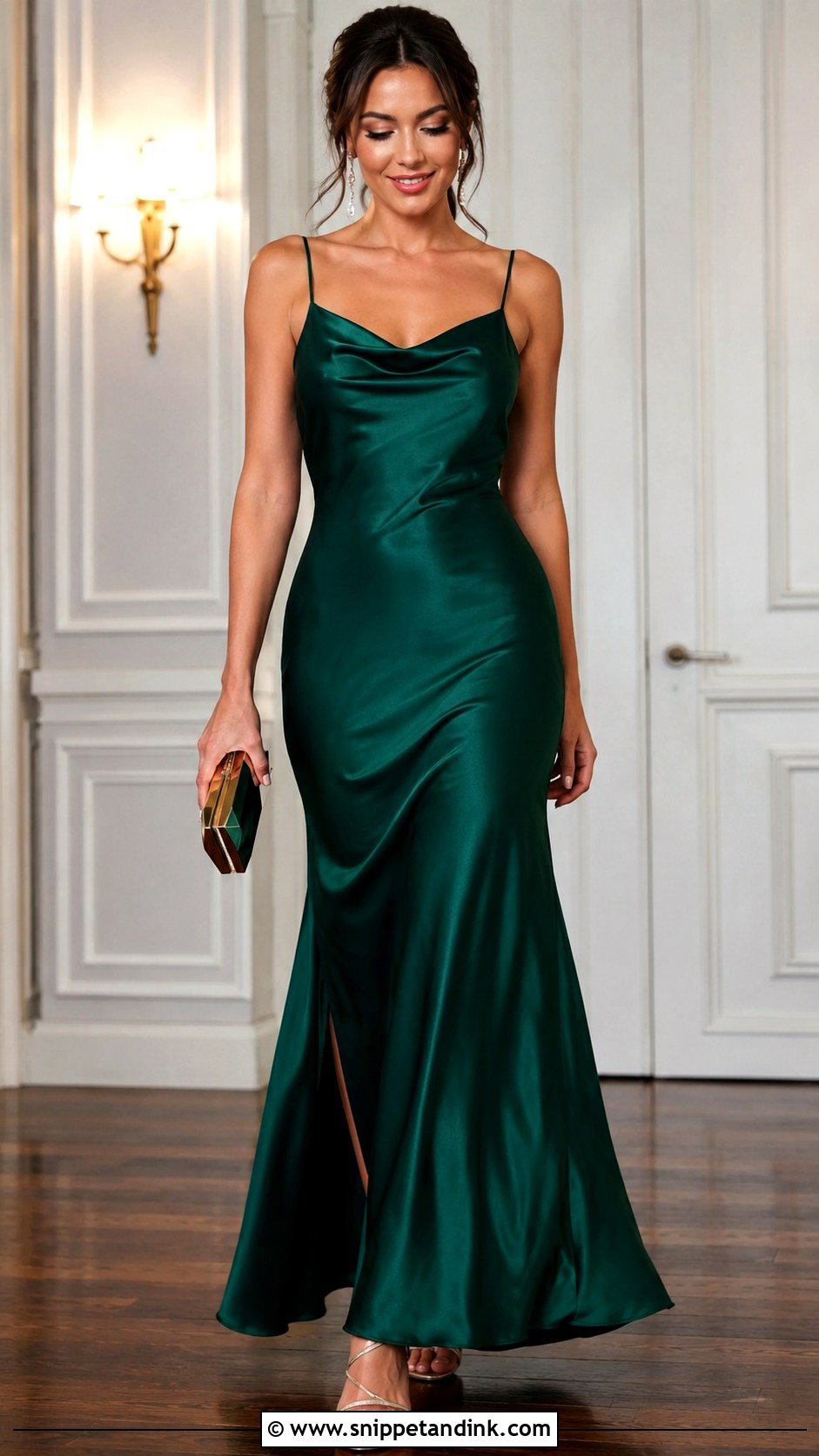 Satin Maxi Dress For Wedding - Snippet and Ink - 25 Maxi Dress for Wedding Ideas