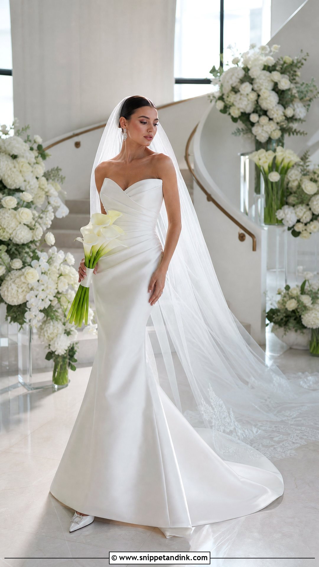 Satin Mermaid Wedding Dress - Snippet and Ink - 20 Dream Wedding Dresses Mermaid