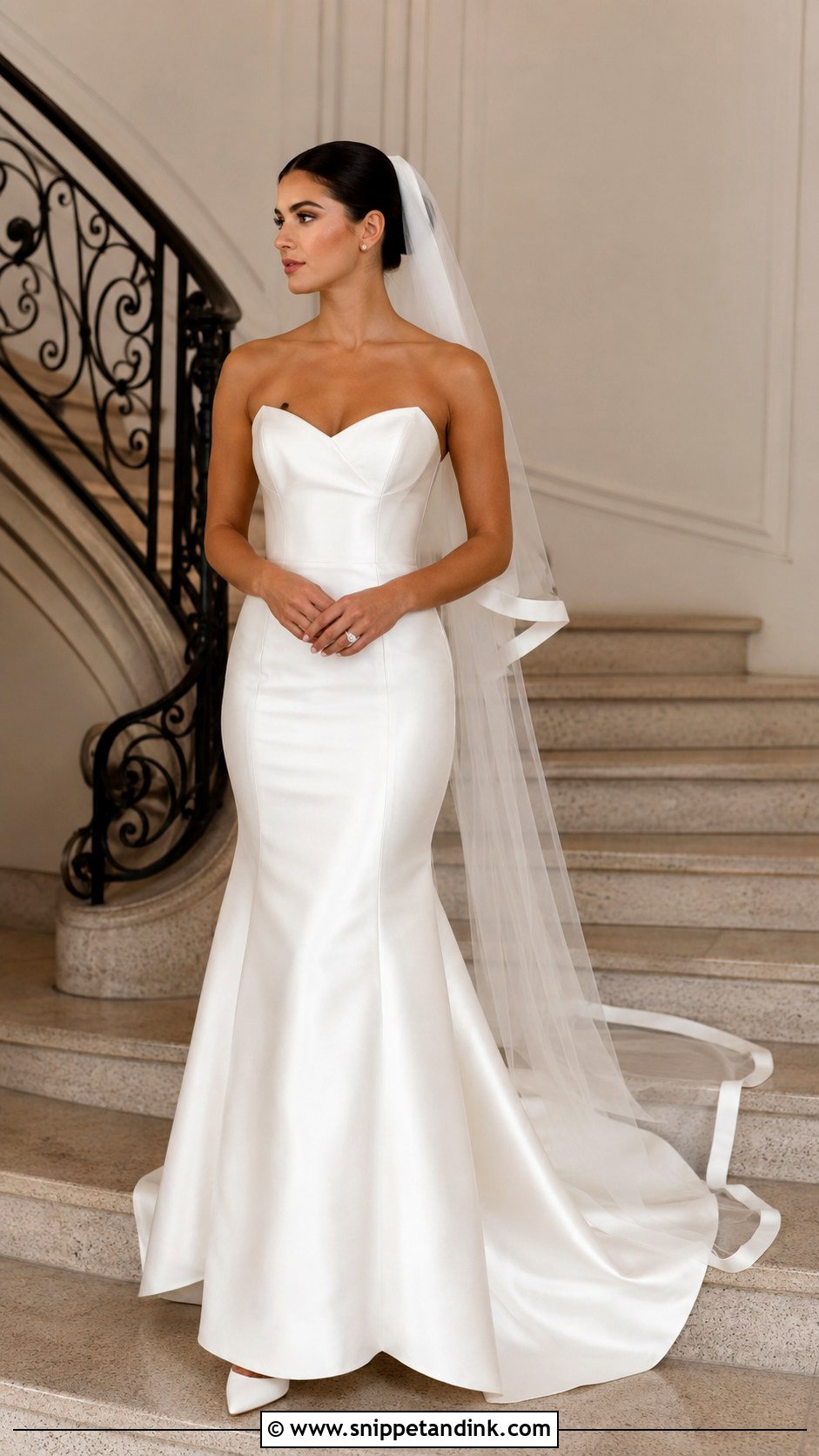 Satin Mermaid Wedding Dress - Snippet and Ink - 25 Mermaid Style Wedding Dress Ideas