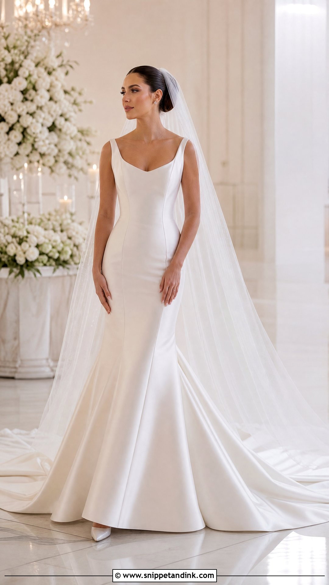 Satin Mermaid Wedding Dress - Snippet and Ink - 20 Dreamy Wedding Dress Mermaid Ideas