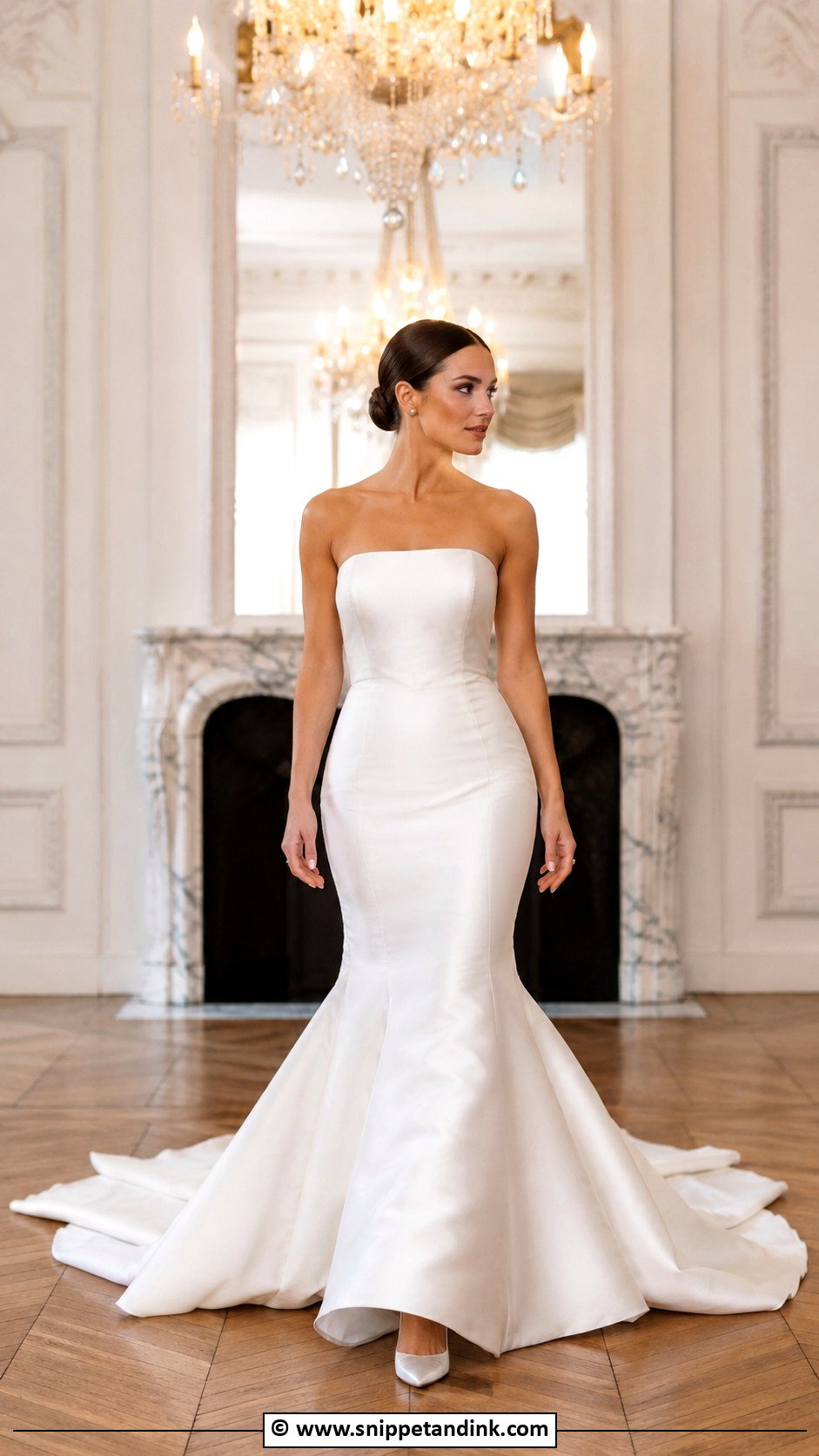 Satin Mermaid Wedding Dress - Snippet and Ink - 35 Mermaid Wedding Dresses