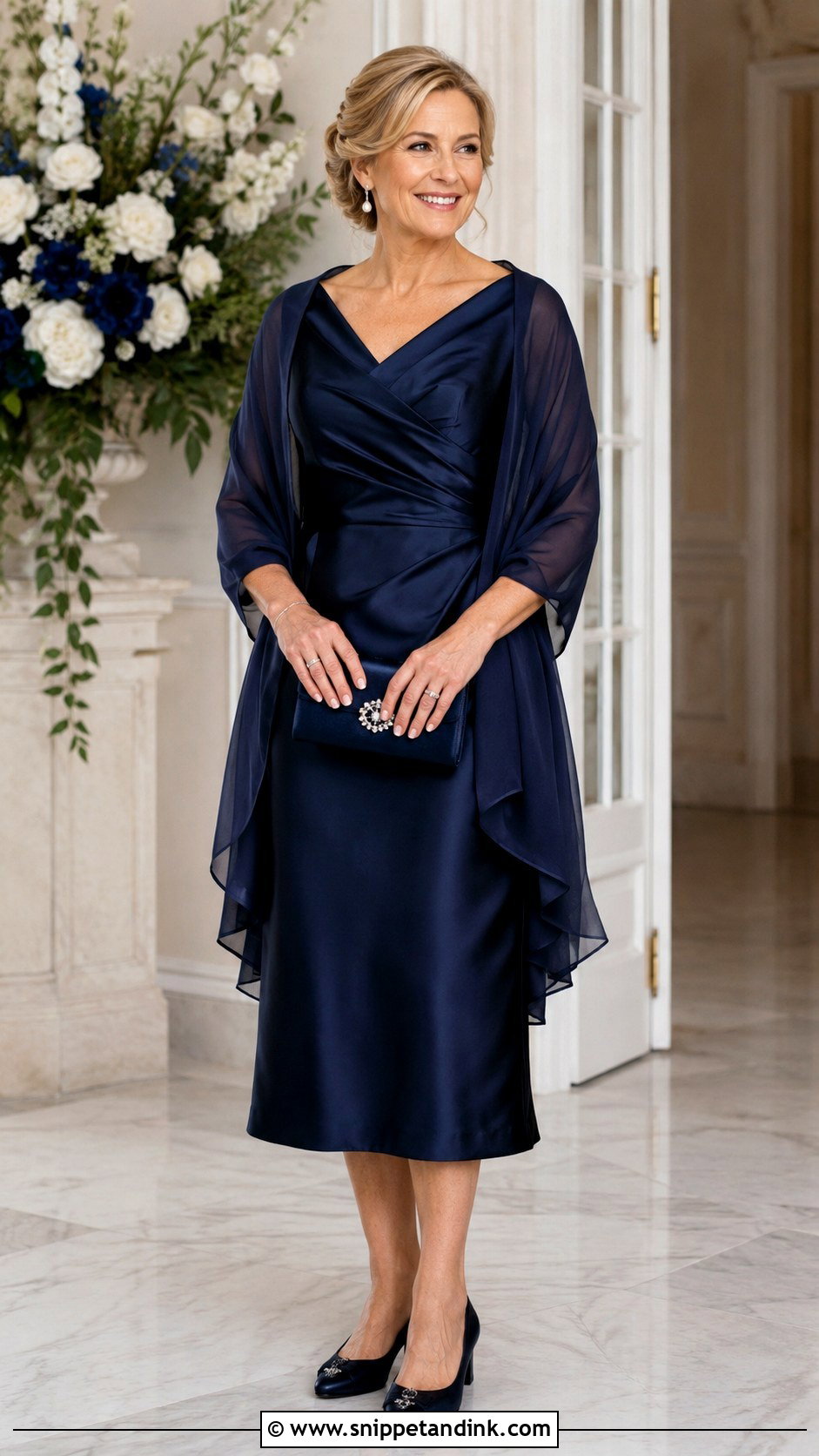 Satin Mother Of The Bride Dress - Snippet and Ink - 30 Satin Wedding Ideas