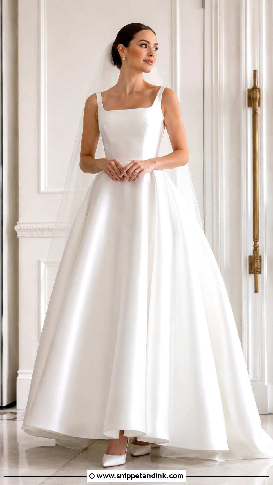 Satin Poofy Wedding Dress - Snippet and Ink - 30 Poofy Wedding Dress Ideas