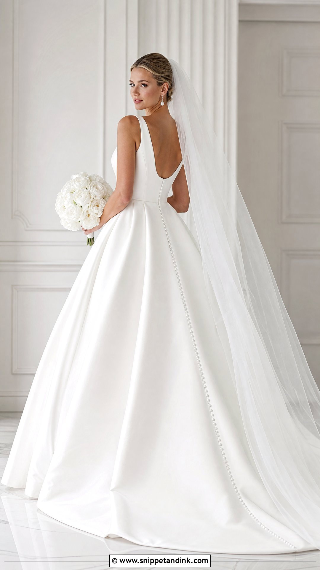 Satin Princess Bride Dress - Snippet and Ink - 25 Princess Bride Dress Ideas