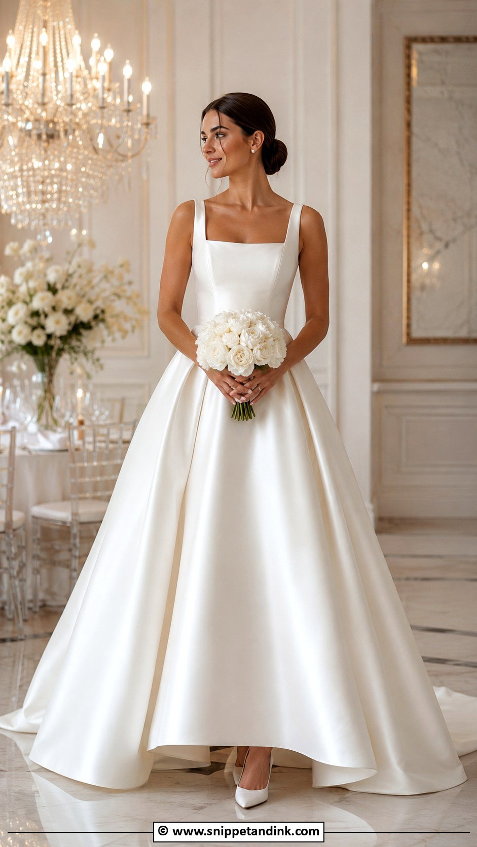 Satin Princess Wedding Dress - Snippet and Ink - 35 Princess Wedding Dress Ideas