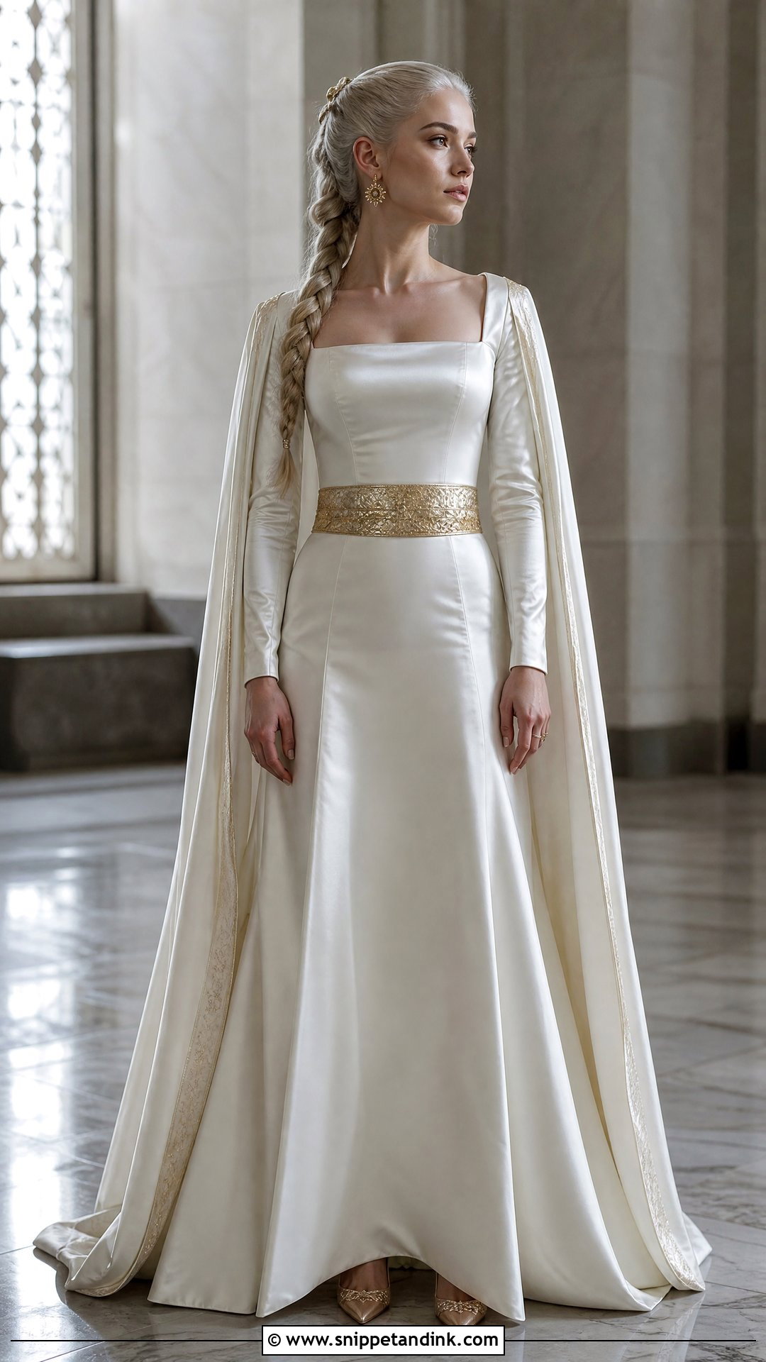 Satin Rhaenyra Wedding Dress - Snippet and Ink - 20 Rhaenyra Wedding Dress Ideas