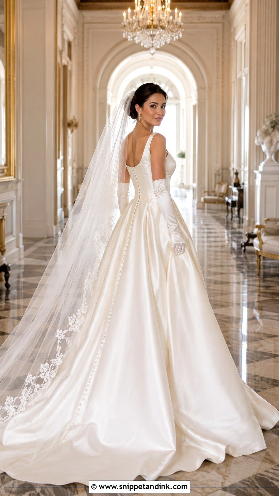 Satin Royal Wedding Dress - Snippet and Ink - 25 Royalty Wedding Dress Ideas