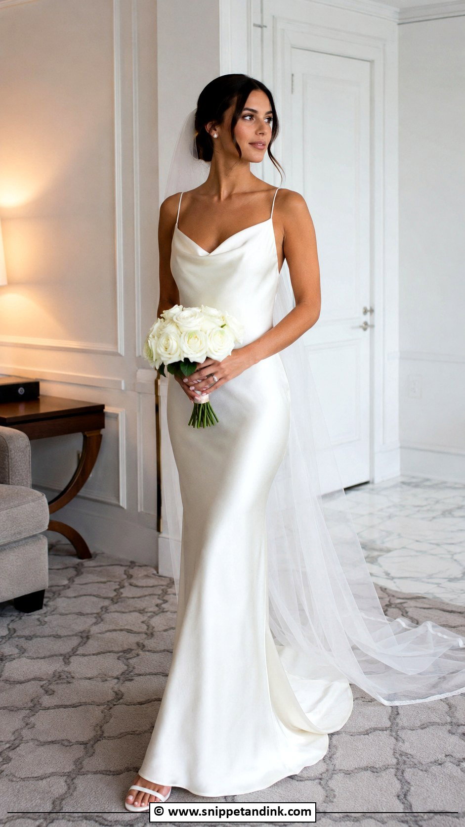 Satin Sheath Wedding Dress - Snippet and Ink - 30 Sheath Wedding Dress Ideas