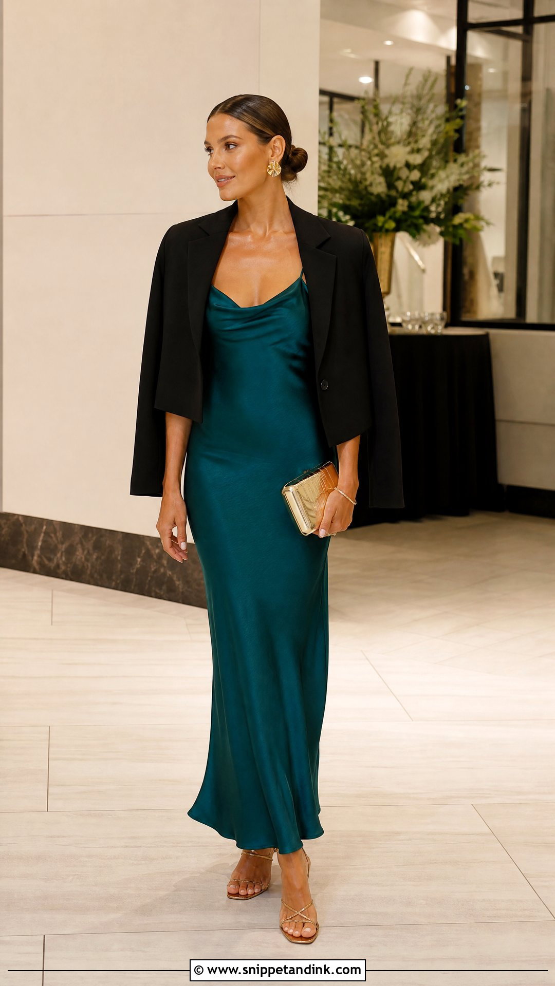 Satin Slip Dress Wedding Outfit - Snippet and Ink - 20 Wedding Styling Ideas