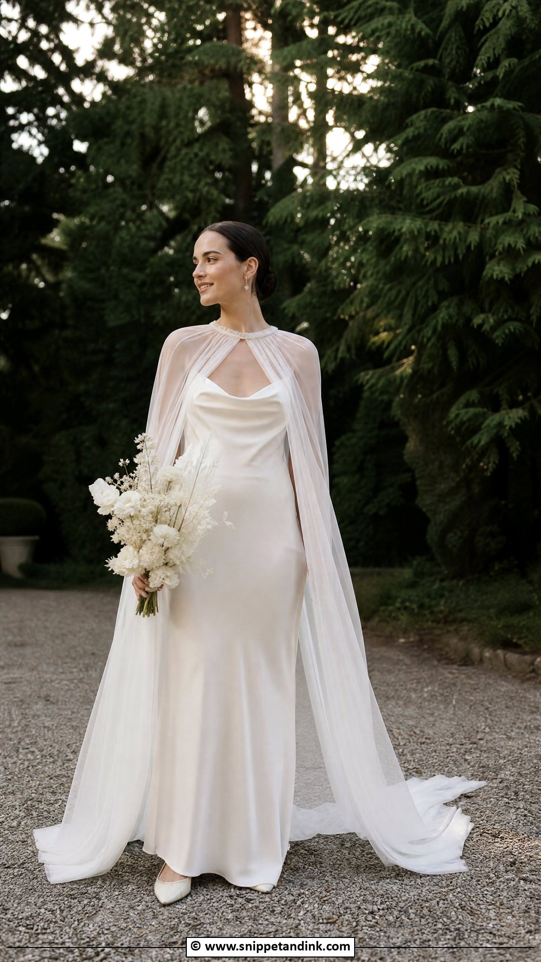 Satin Slip Forest Wedding Dress - Snippet and Ink - 35 Forest Wedding Dress Ideas