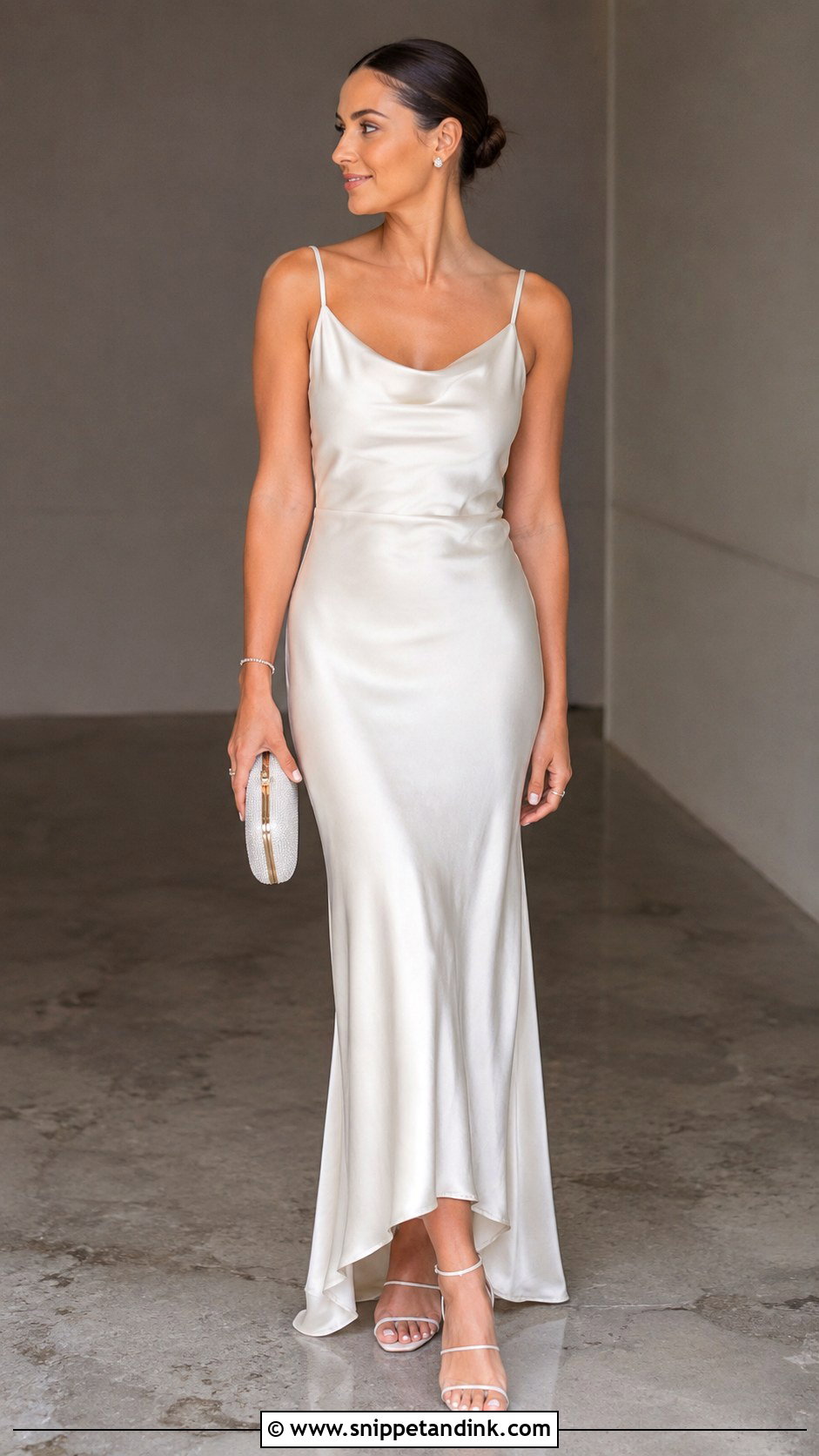 Satin Slip Second Wedding Dress - Snippet and Ink - 25 Second Wedding Dresses