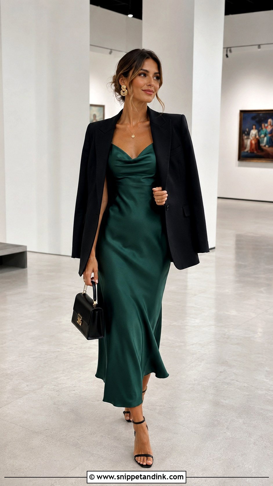 Satin Slip September Wedding Guest Dress - Snippet and Ink - 20 September Wedding Dress Ideas