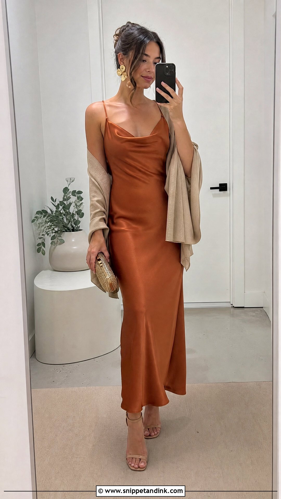Satin Slip Sister of the Bride Dress - Snippet and Ink - 20 Sister of the Bride Wedding Dresses