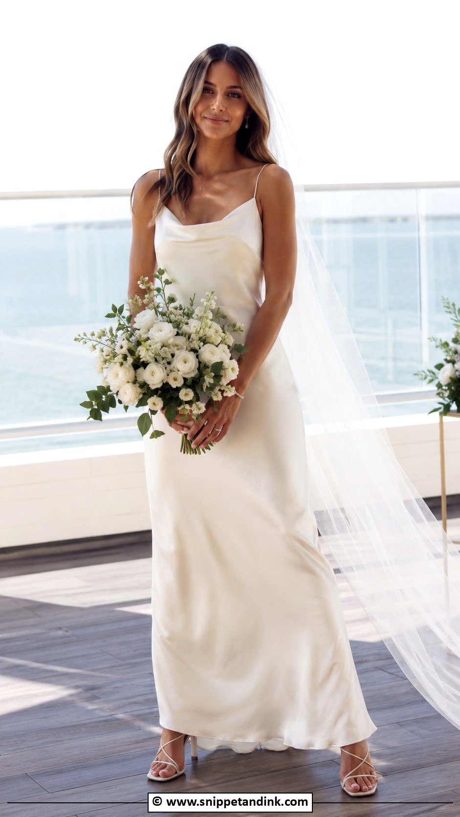 Satin Slip Wedding Dress - Snippet and Ink - 35 Satin Wedding Dress Ideas