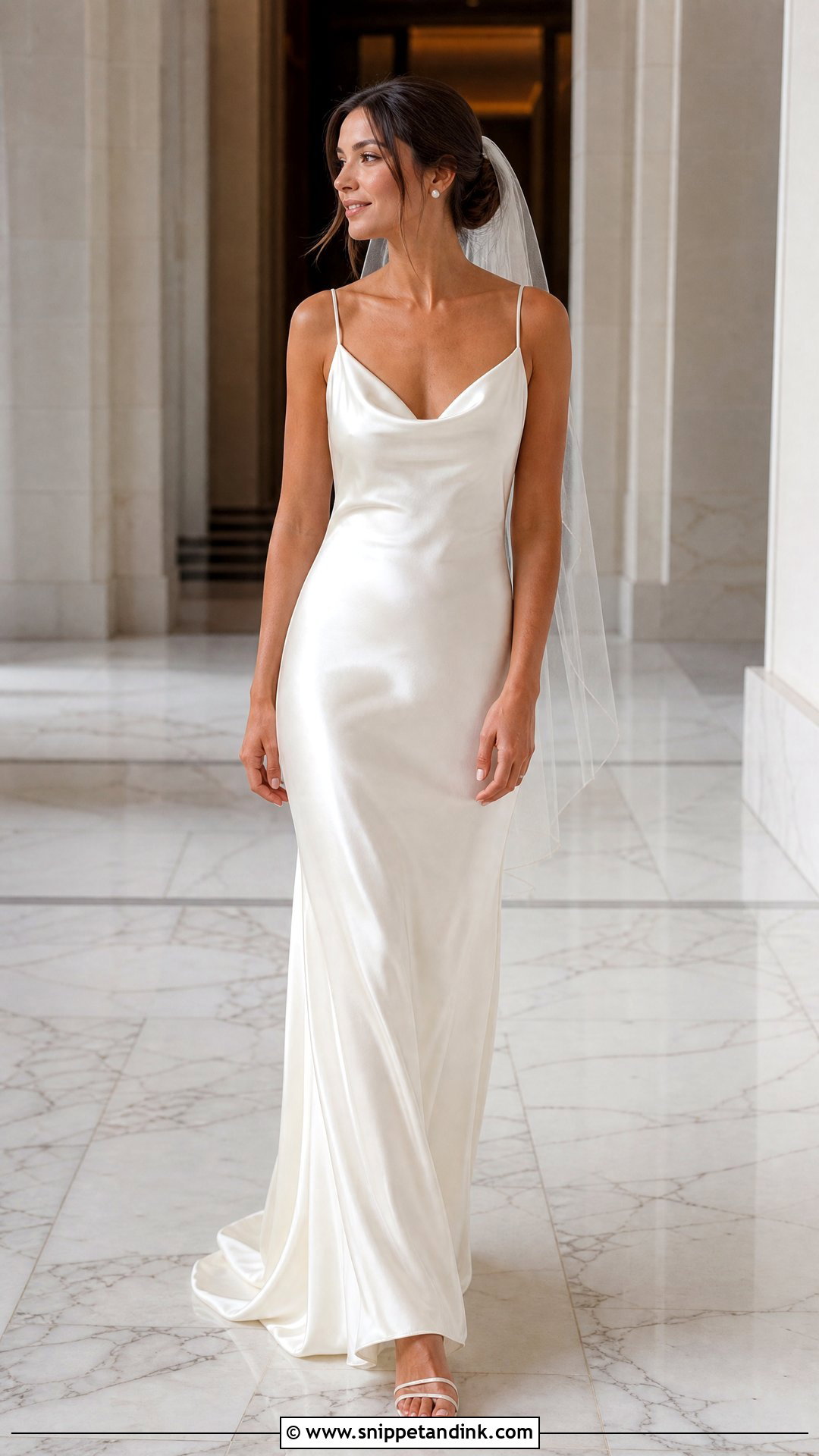 Satin Slip Wedding Dress - Snippet and Ink - 25 Cool Wedding Dresses
