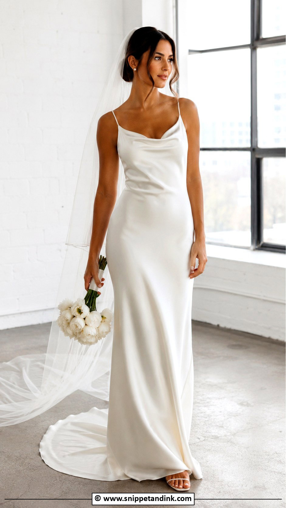 Satin Slip Wedding Dress - Snippet and Ink - 25 Elegant Satin Wedding Dress Ideas