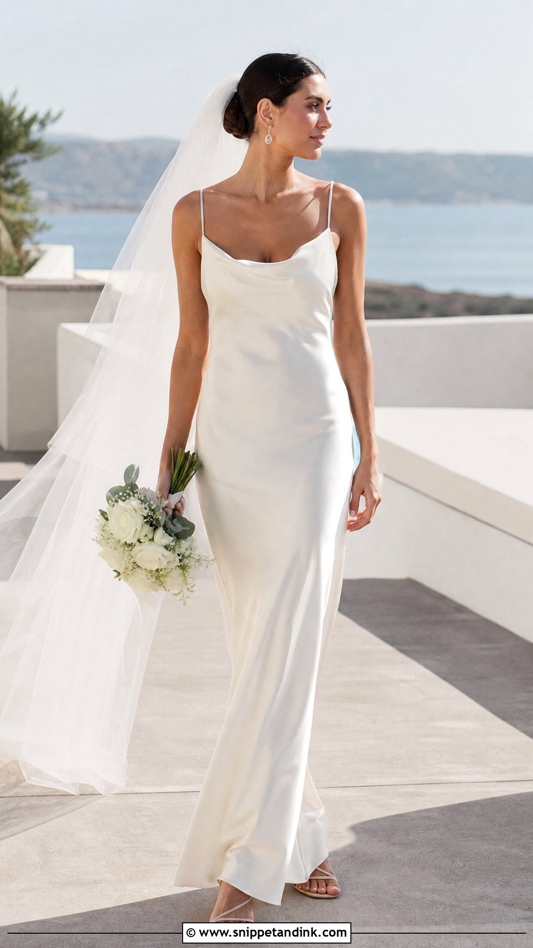 Satin Slip Wedding Dress - Snippet and Ink - 25 Satin Bridal Gowns