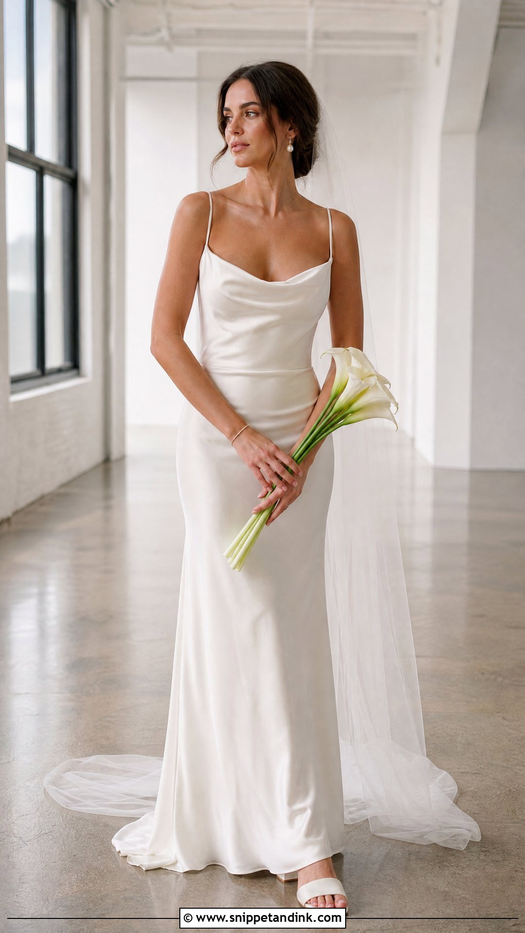 Satin Slip Wedding Dress - Snippet and Ink - 20 Stain Wedding Dress Ideas