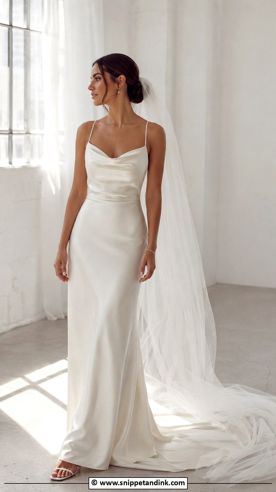 Satin Slip Wedding Dress - Snippet and Ink - 25 Unique Wedding Dresses Different