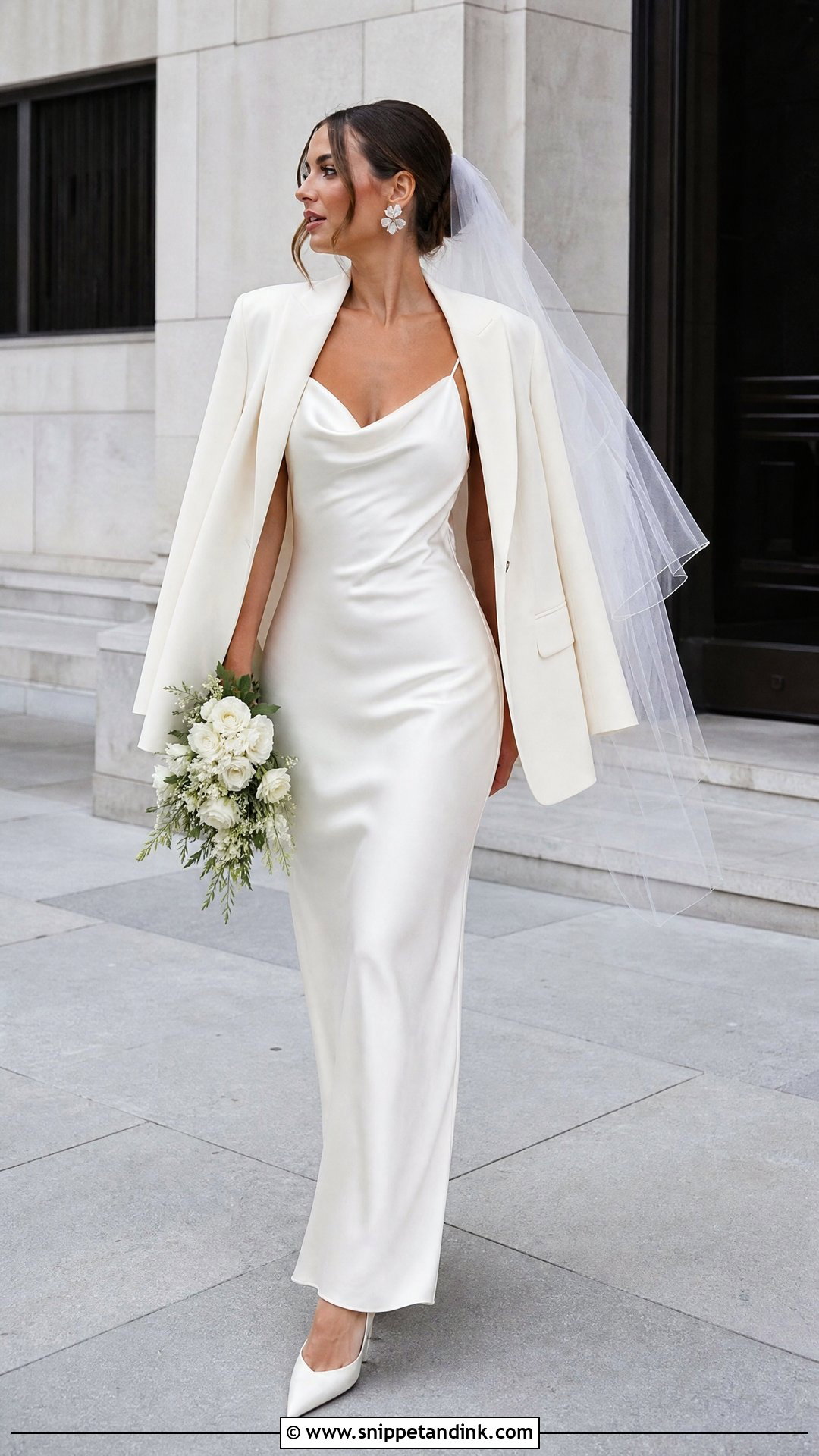 Satin Slip Wedding Dress No Train - Snippet and Ink - 20 Wedding Dress No Train Ideas