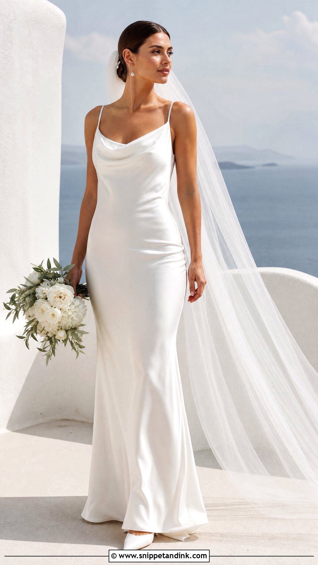 Satin Slip Wedding Gown - Snippet and Ink - 20 Wedding Gown Designs Brides