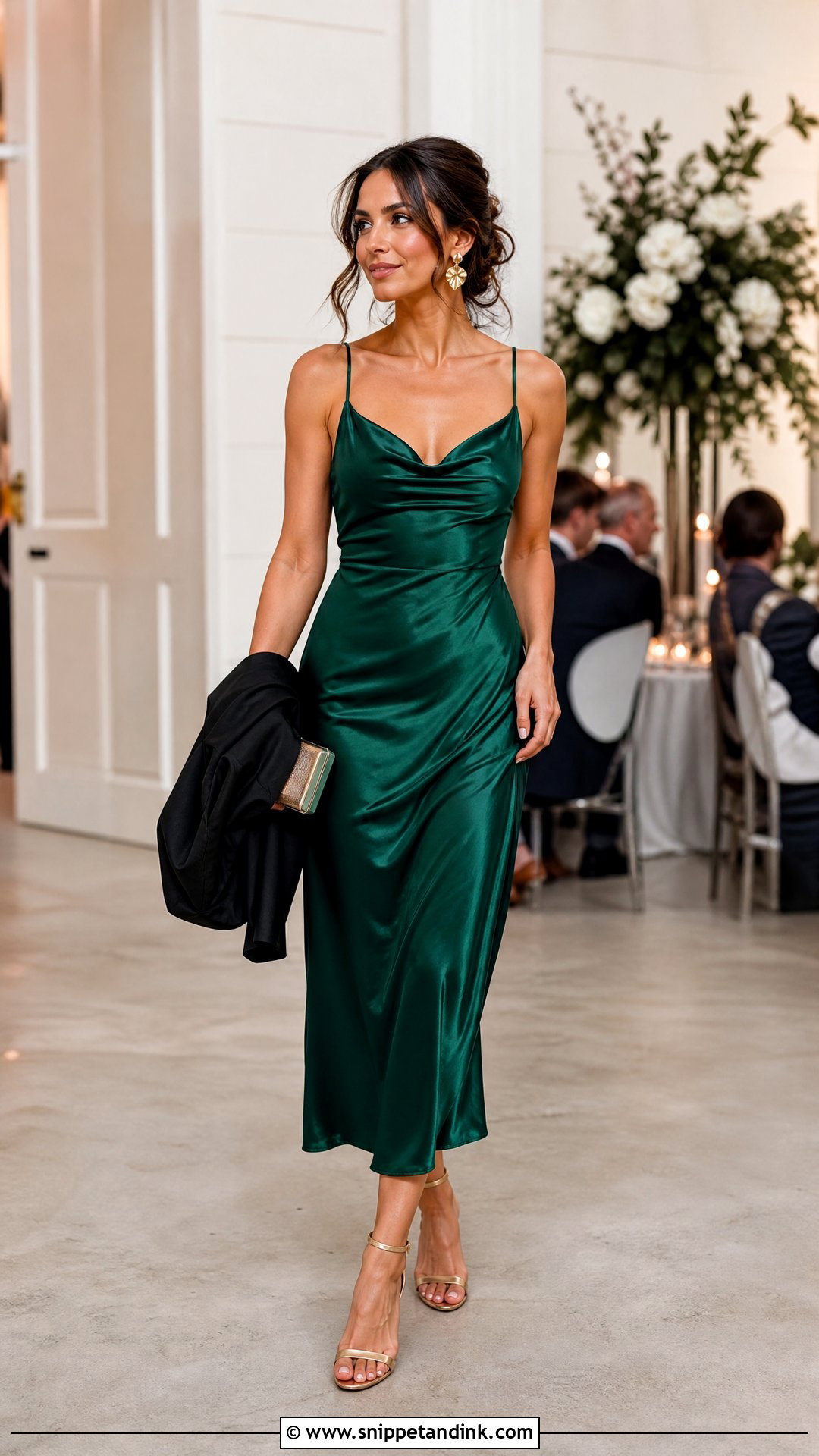 Satin Slip Wedding Guest Dress - Snippet and Ink - 20 Dresses Ideas for Wedding