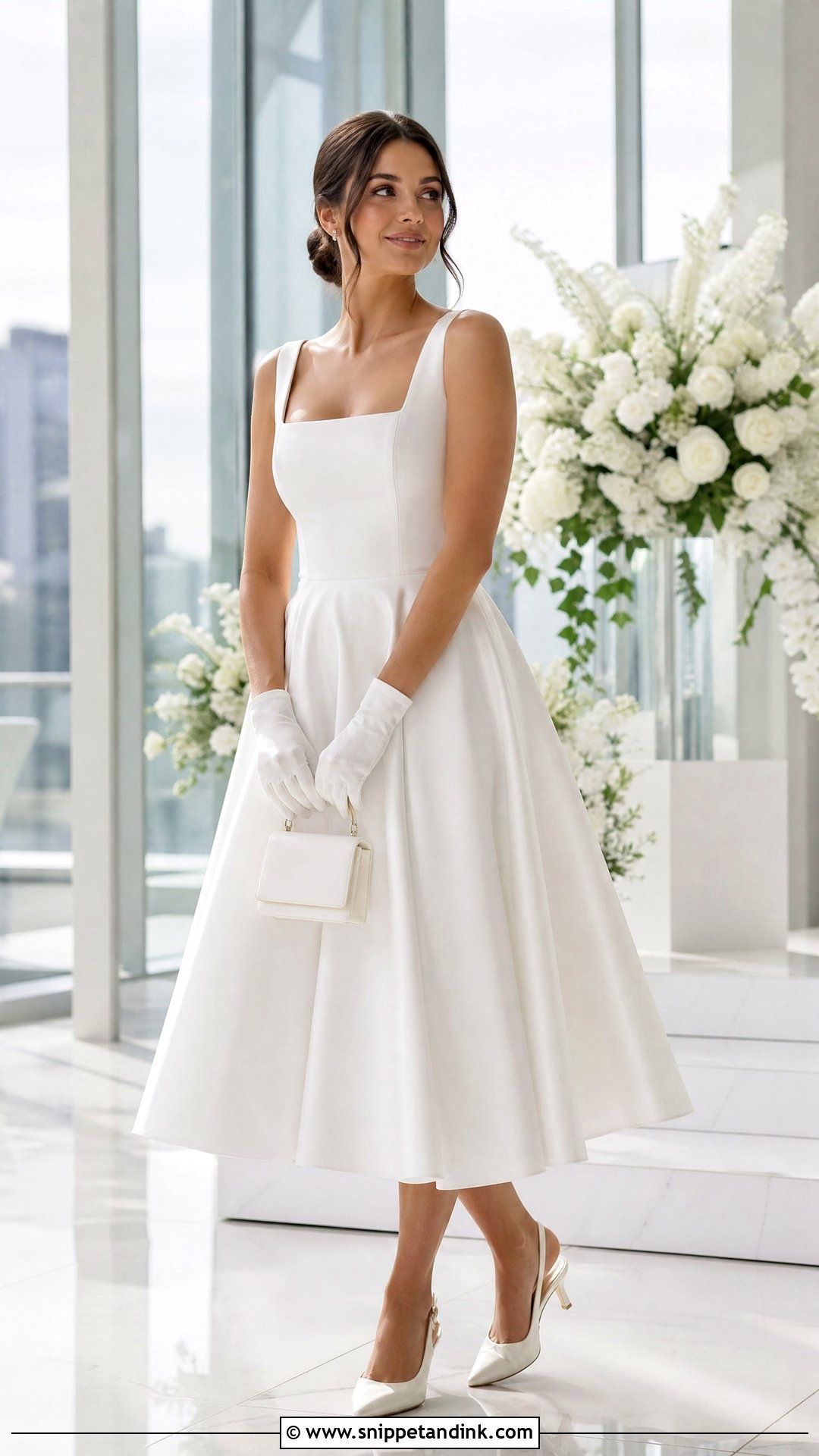 Satin Teacup Wedding Dress - Snippet and Ink - 20 Teacup Wedding Dress Ideas