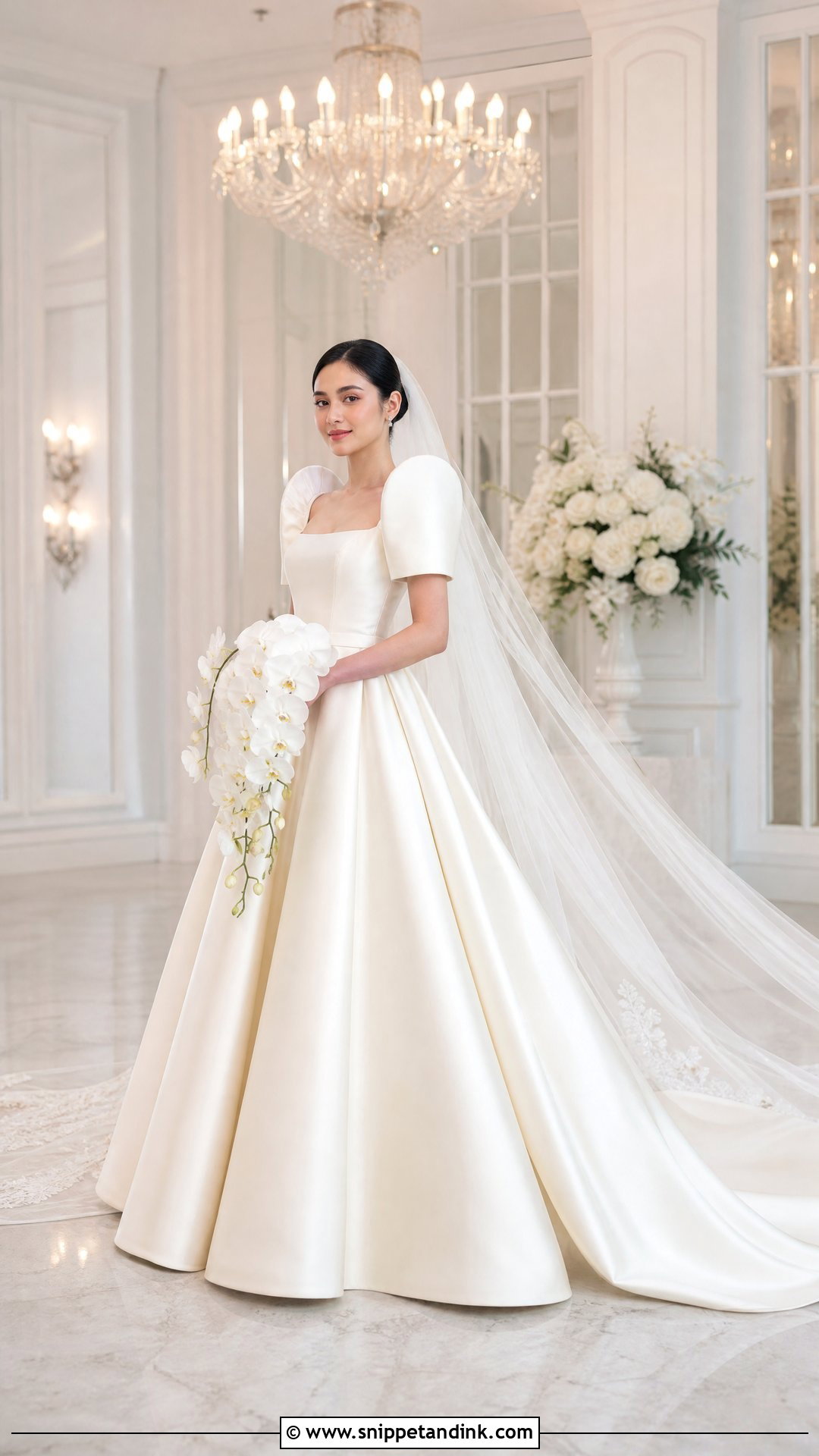Satin Terno Wedding Dress - Snippet and Ink - 20 Philippine Wedding Dress Ideas